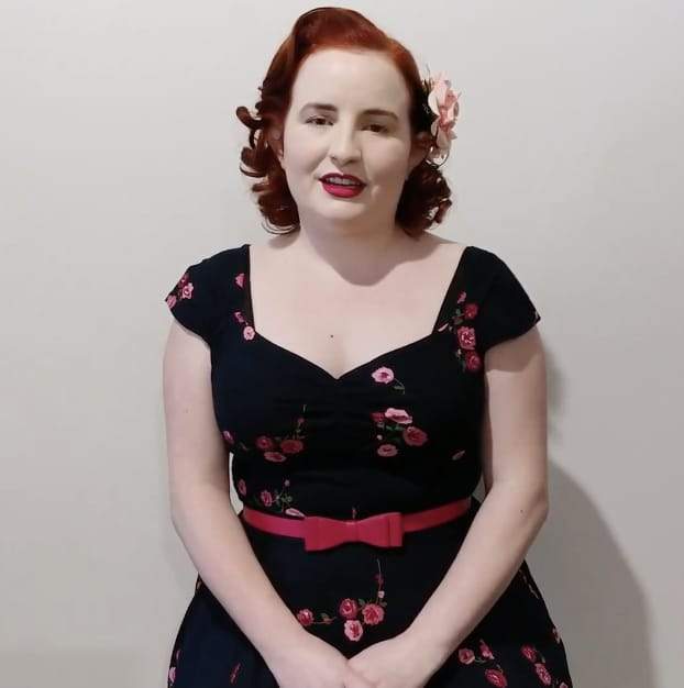 Forties Florals… The Sweetheart Dress